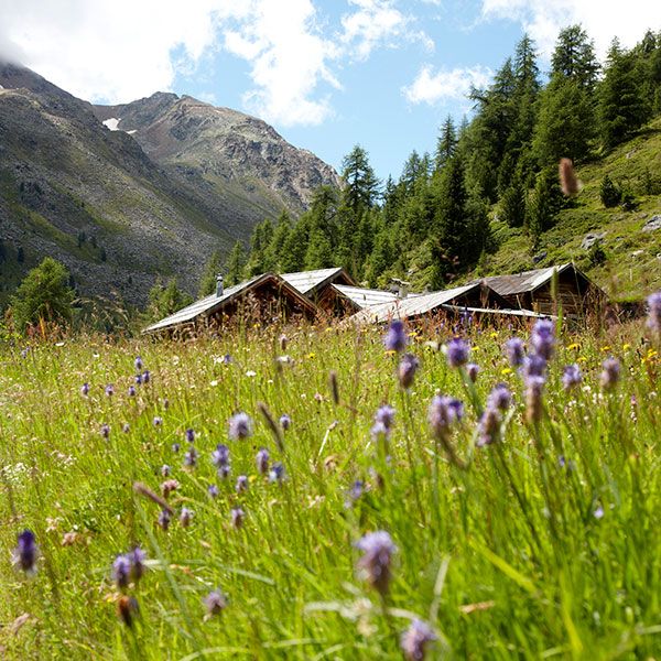 Urige Hütten im Ötztal